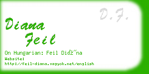 diana feil business card
